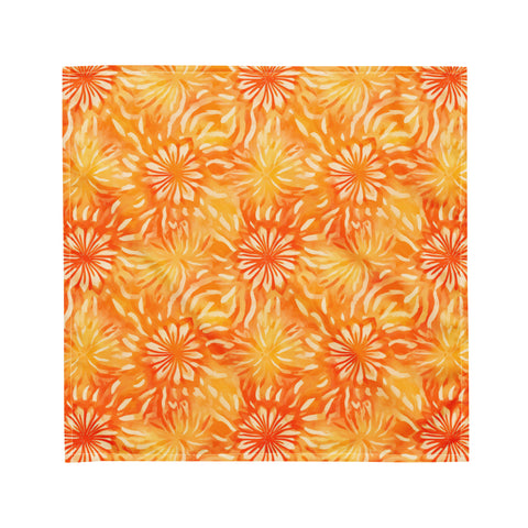Tangerine Bloom Bandana