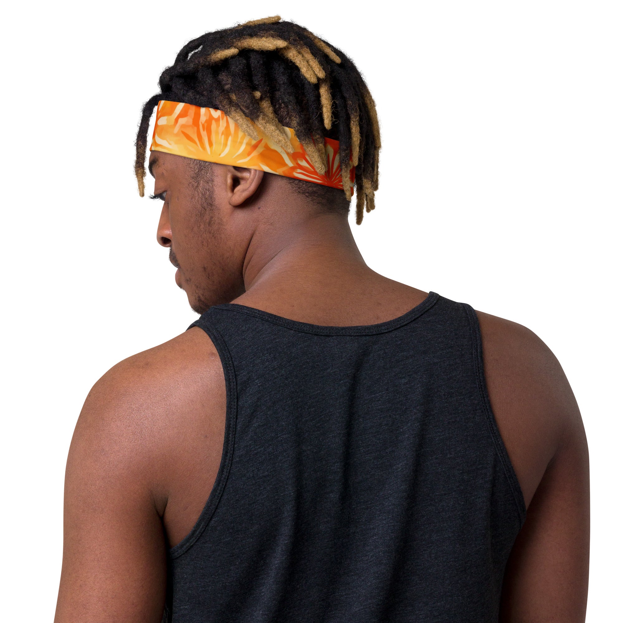 Tangerine Bloom Headband