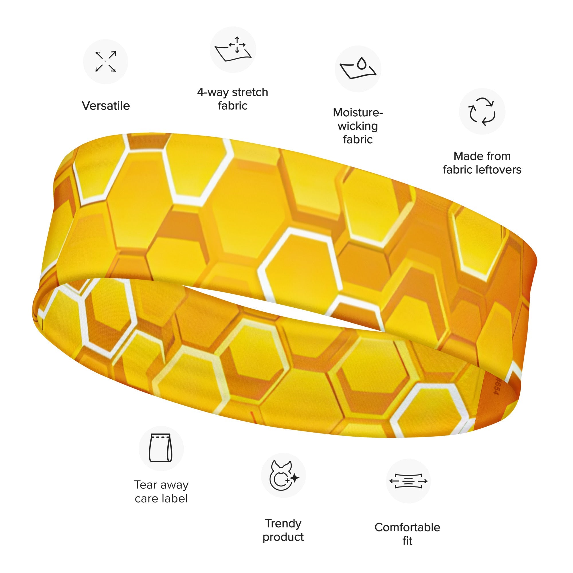 Golden Buzz Headband - Bandaners