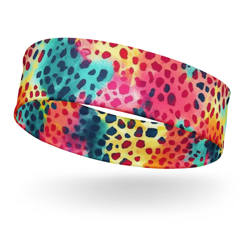 Neon Cheetah Headband - Bandaners