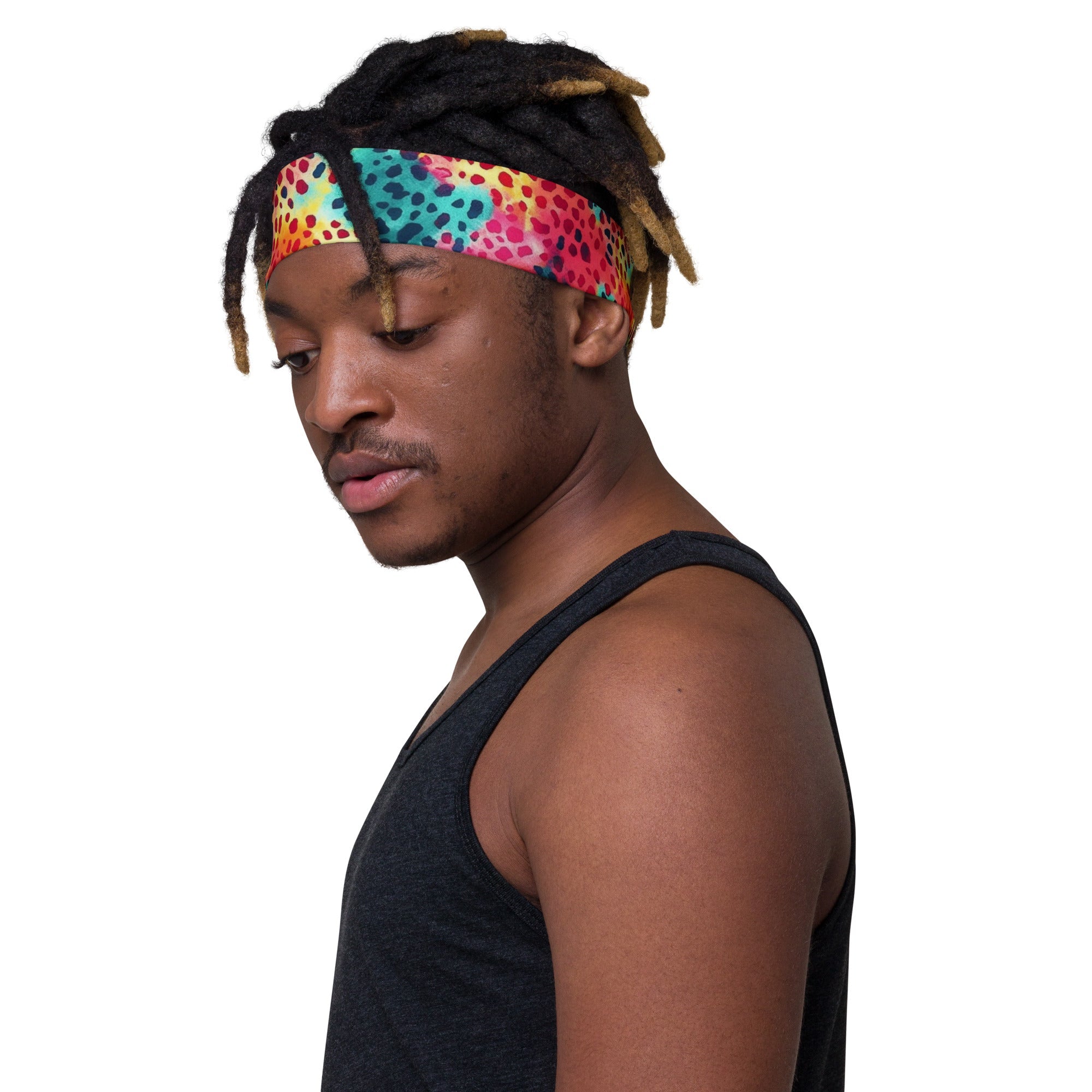 Neon Cheetah Headband - Bandaners